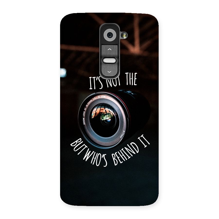 Camera Quote Back Case for LG G2