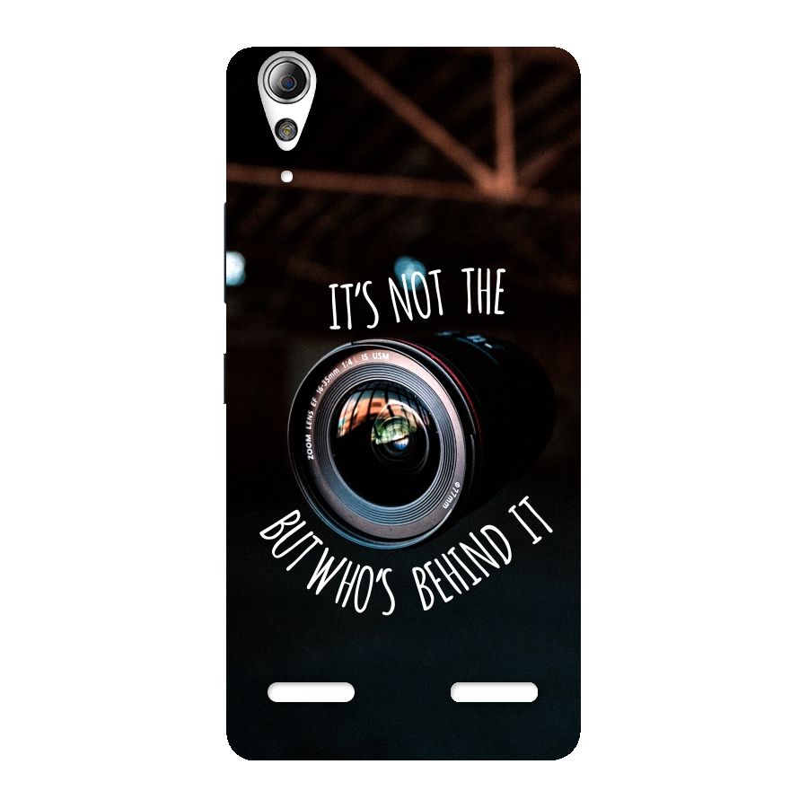 Camera Quote Back Case for Lenovo A6000