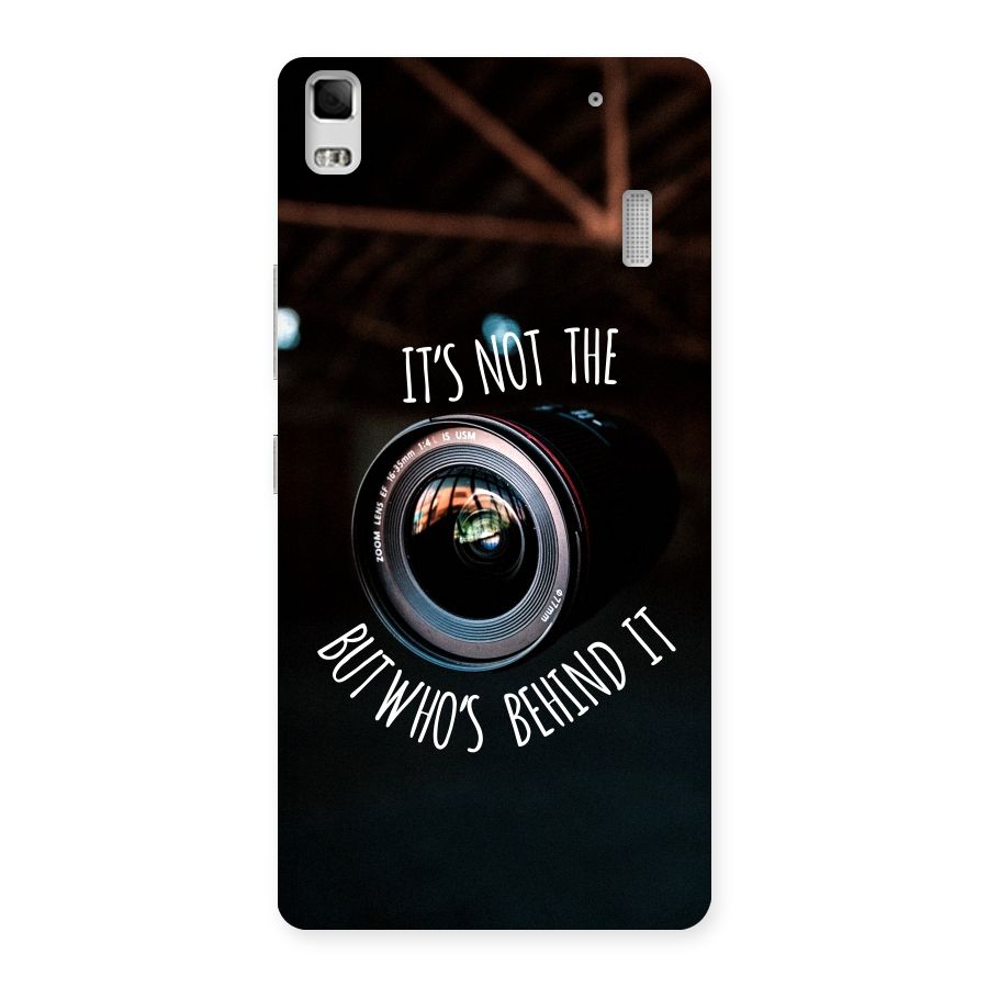 Camera Quote Back Case for Lenovo K3 Note
