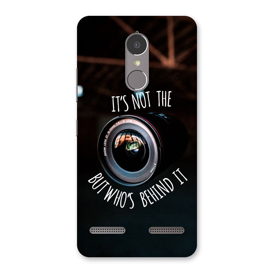 Camera Quote Back Case for Lenovo K6