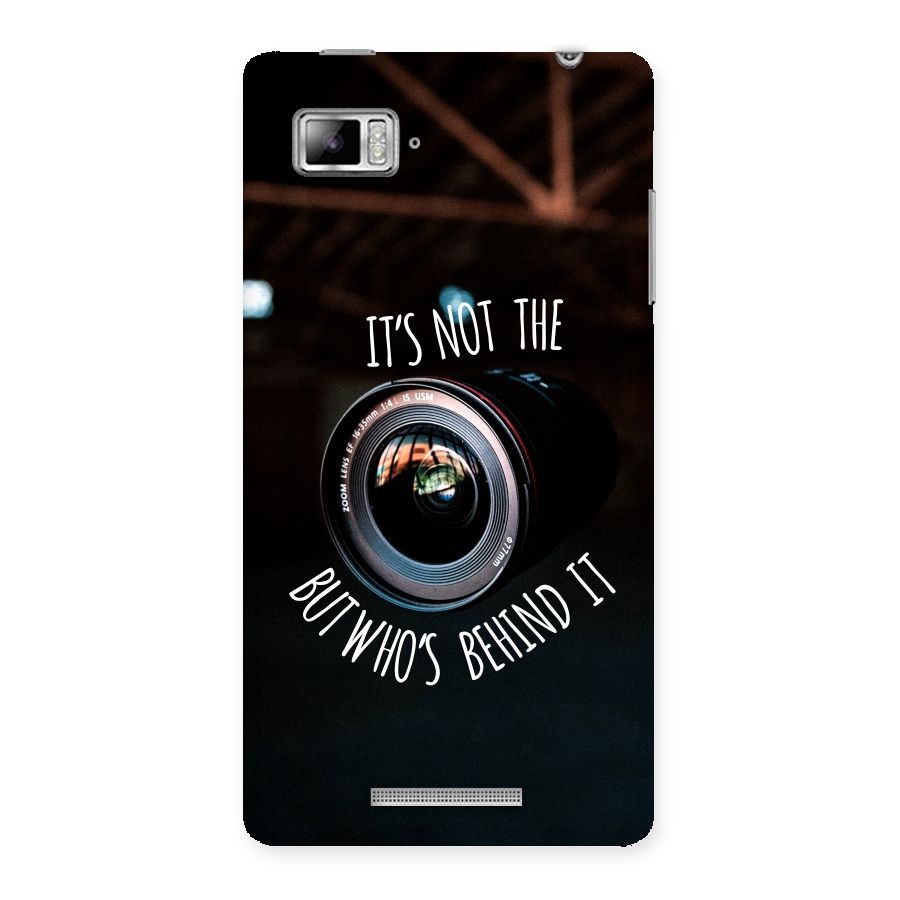 Camera Quote Back Case for Lenovo Vibe Z K910