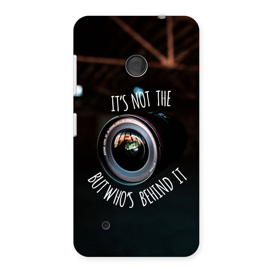 Camera Quote Back Case for Lumia 530