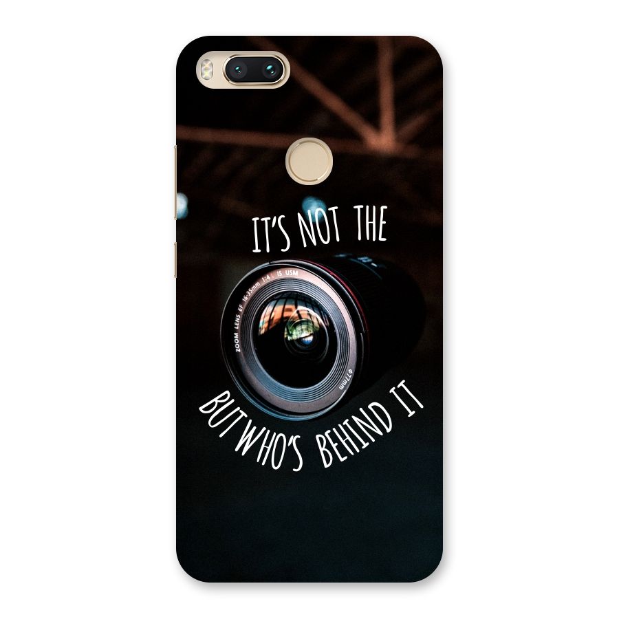 Camera Quote Back Case for Mi A1