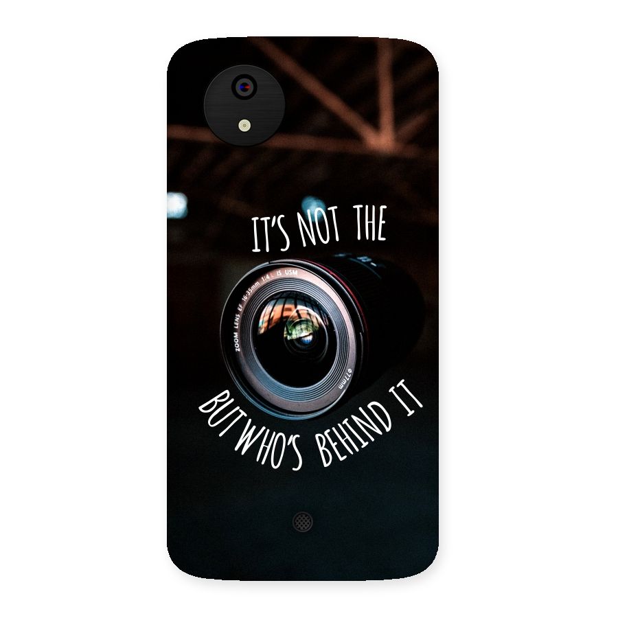 Camera Quote Back Case for Micromax Canvas A1