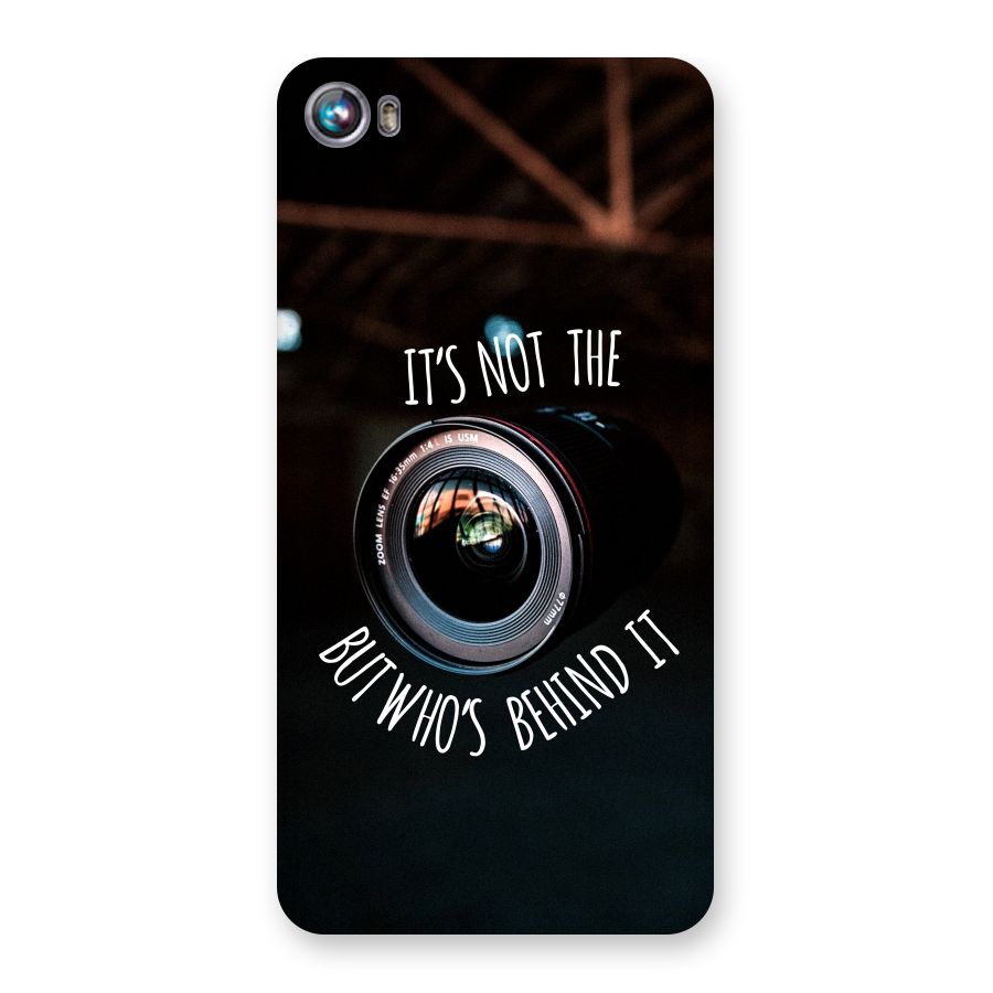 Camera Quote Back Case for Micromax Canvas Fire 4 A107