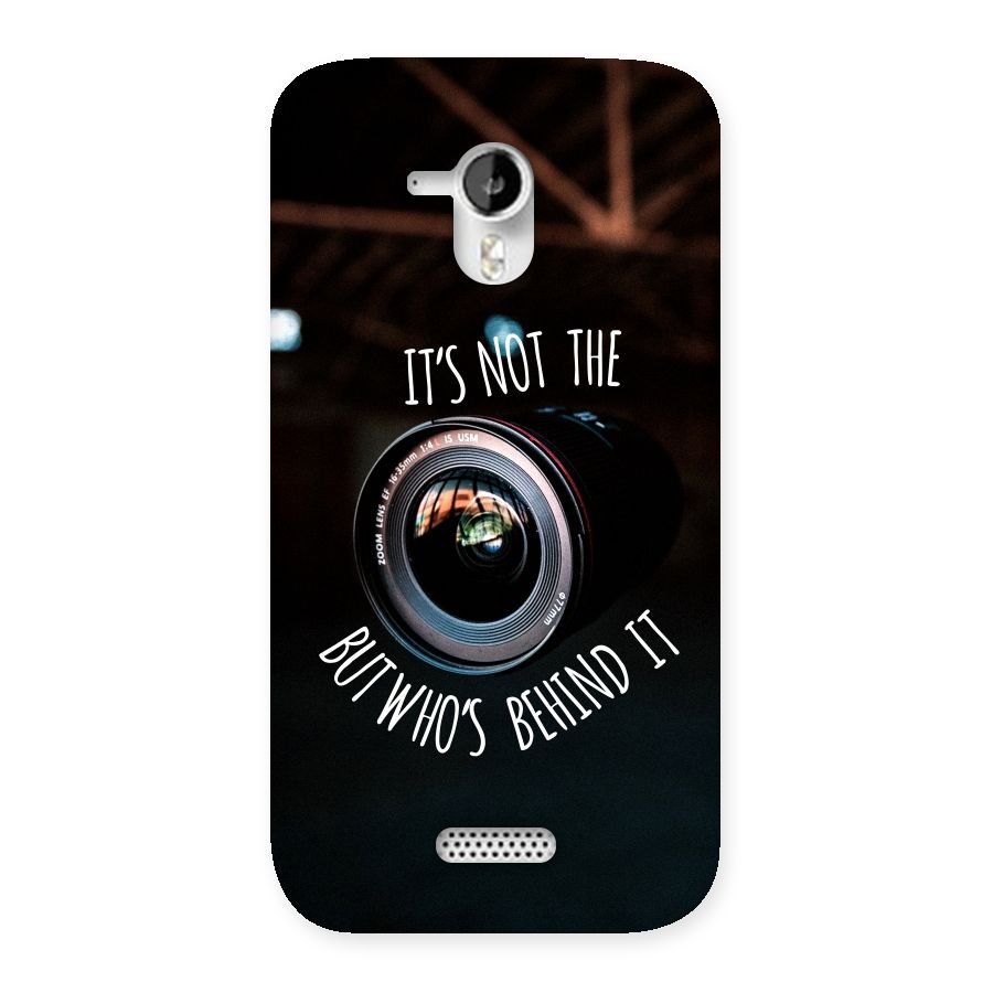 Camera Quote Back Case for Micromax Canvas HD A116