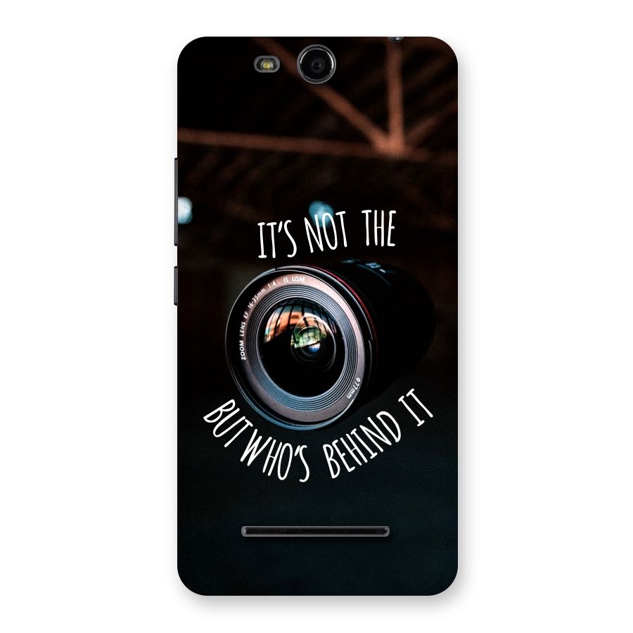 Camera Quote Back Case for Micromax Canvas Juice 3 Q392
