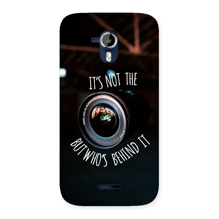 Camera Quote Back Case for Micromax Canvas Magnus A117