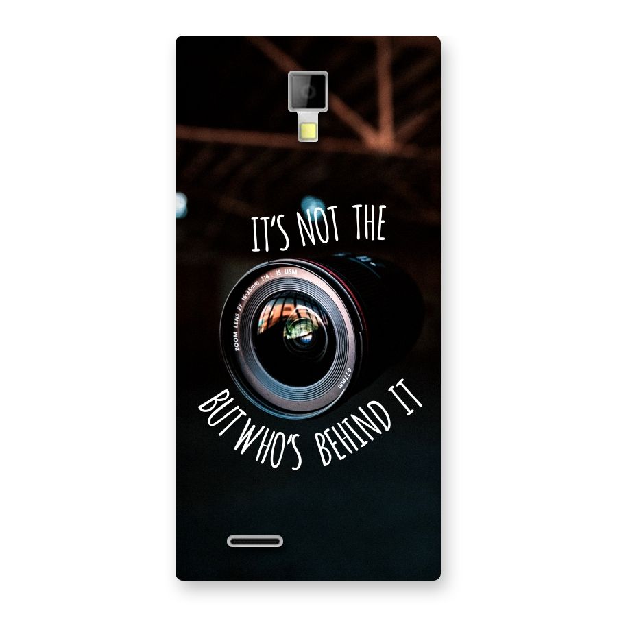 Camera Quote Back Case for Micromax Canvas Xpress A99