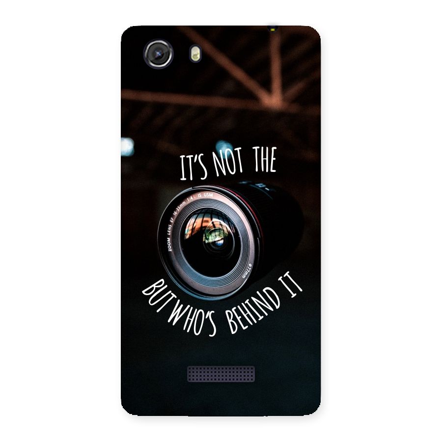 Camera Quote Back Case for Micromax Unite 3