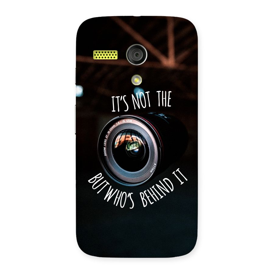 Camera Quote Back Case for Moto G