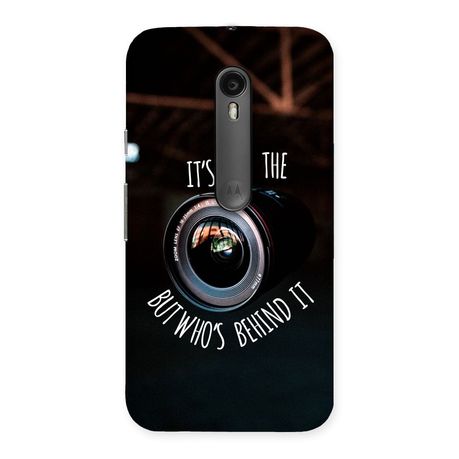 Camera Quote Back Case for Moto G3