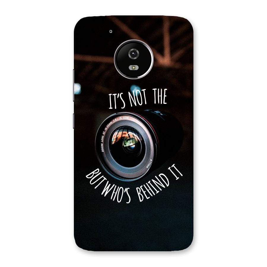 Camera Quote Back Case for Moto G5
