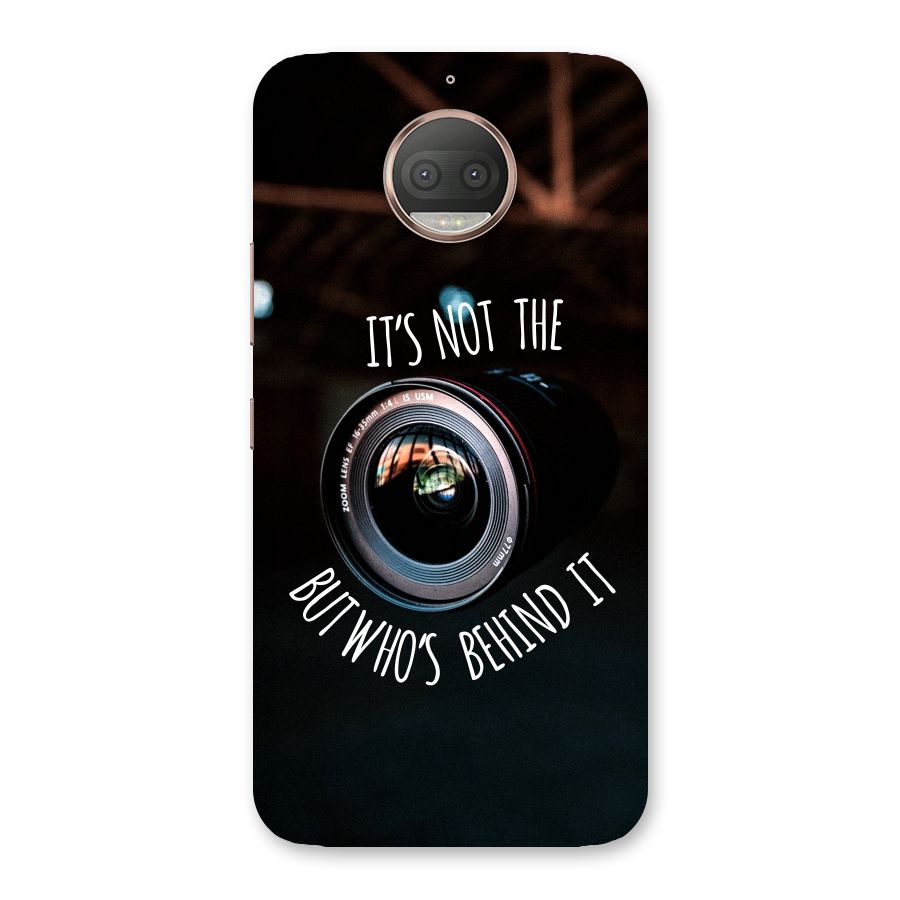 Camera Quote Back Case for Moto G5s Plus