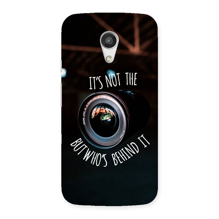 Camera Quote Back Case for Moto G 2nd Gen