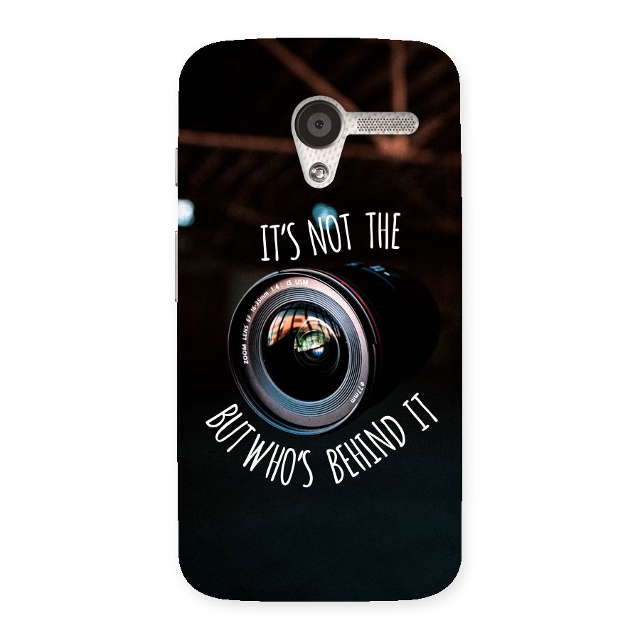 Camera Quote Back Case for Moto X