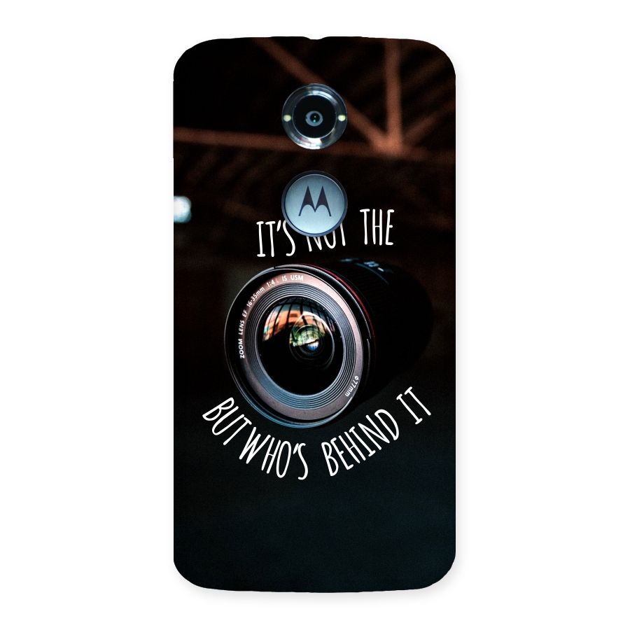 Camera Quote Back Case for Moto X 2nd Gen