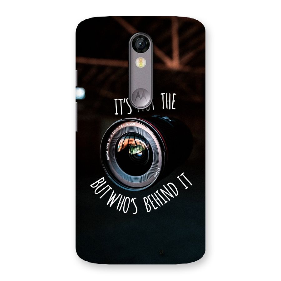 Camera Quote Back Case for Moto X Force