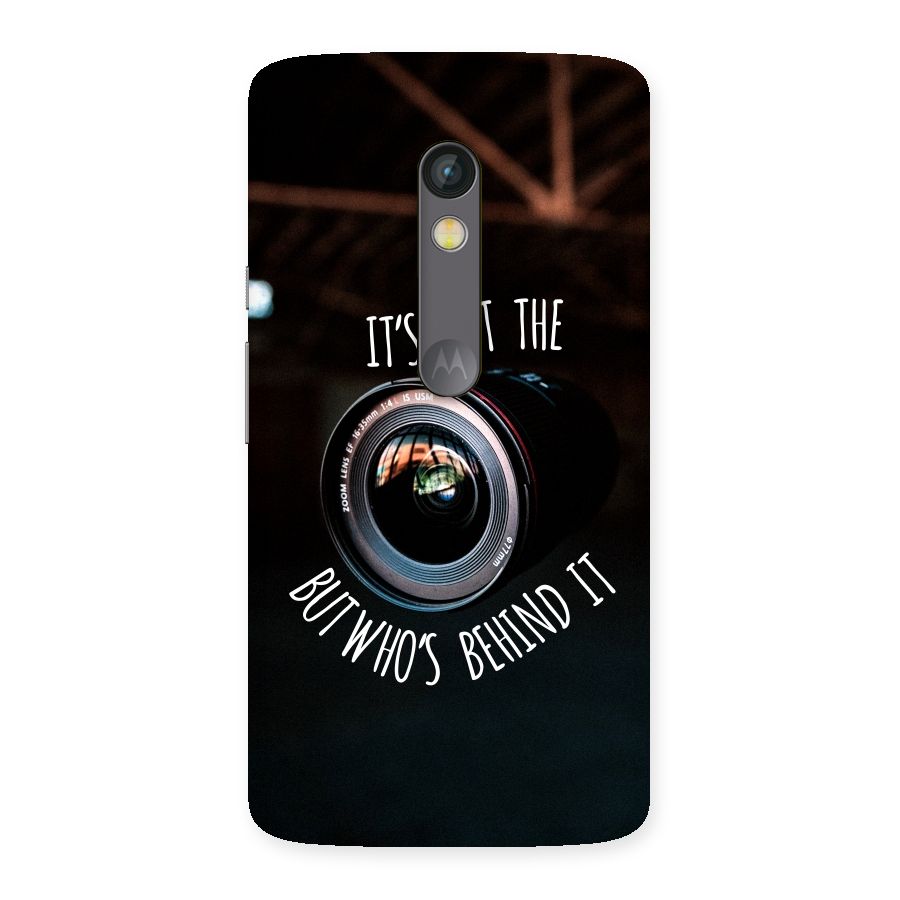 Camera Quote Back Case for Moto X Play