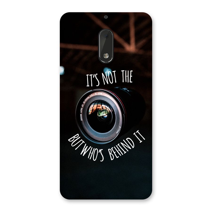 Camera Quote Back Case for Nokia 6