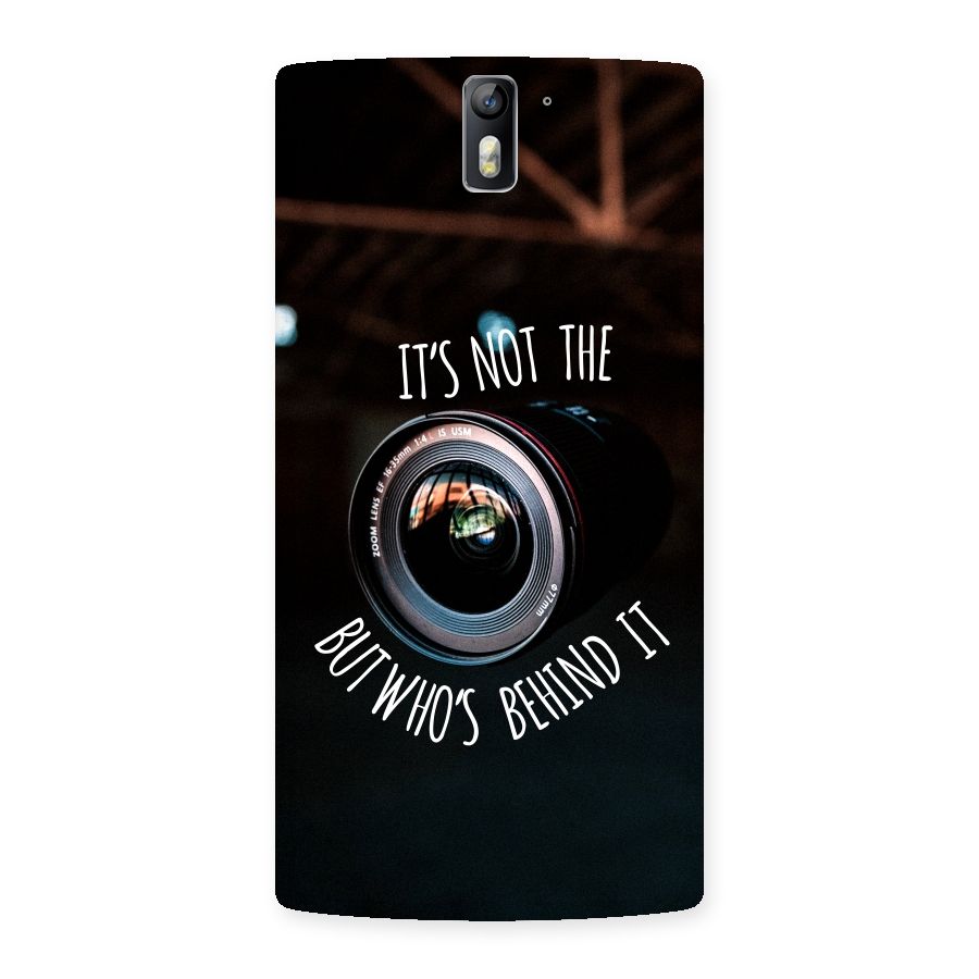 Camera Quote Back Case for One Plus One