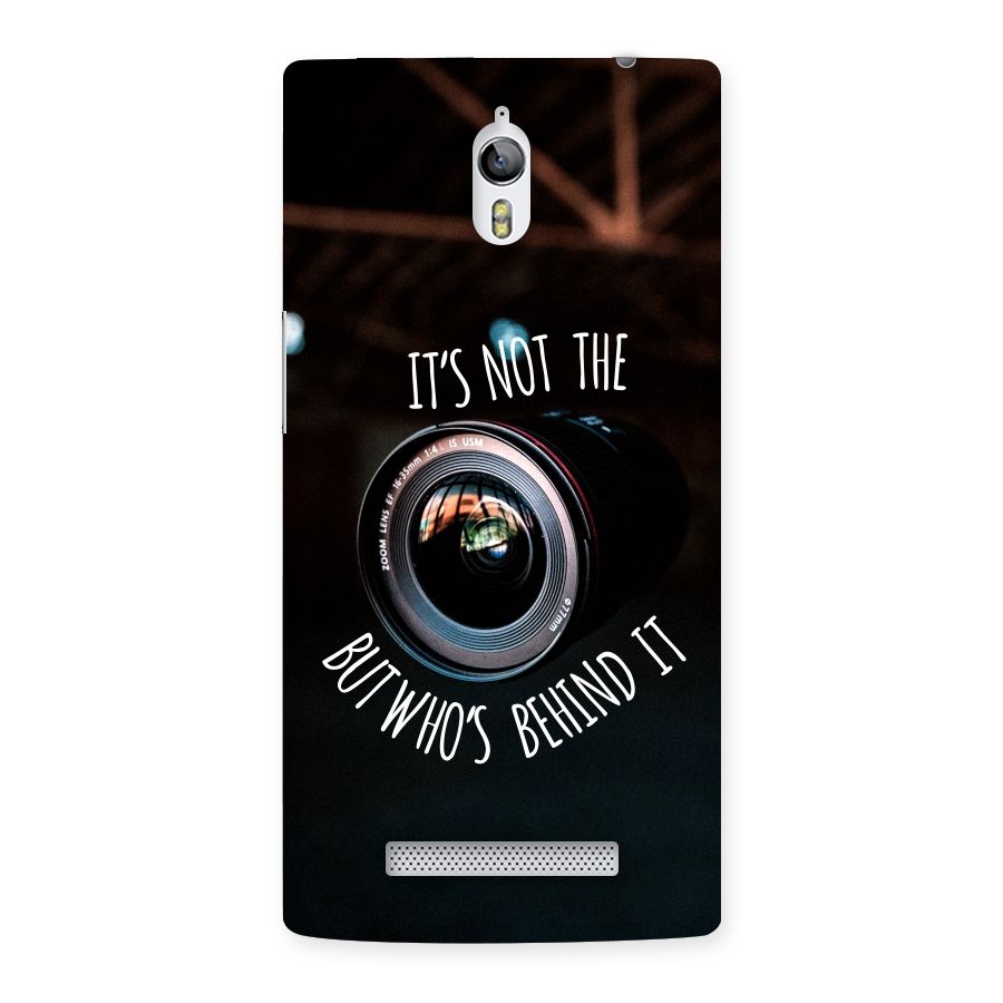 Camera Quote Back Case for Oppo Find 7