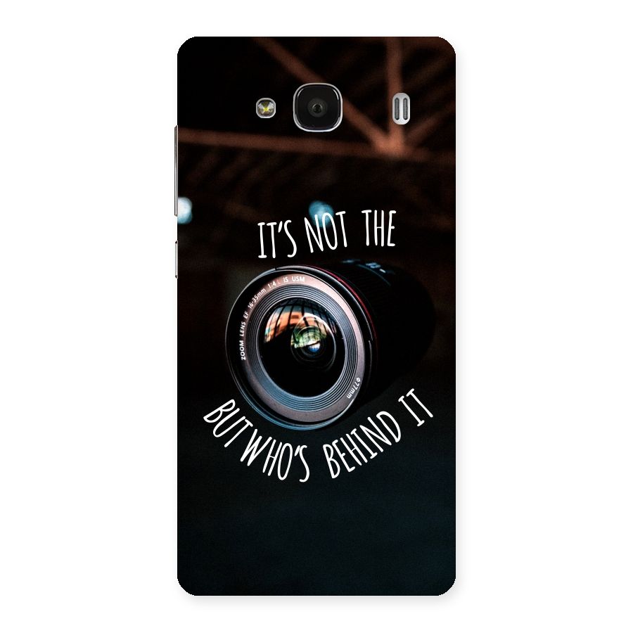 Camera Quote Back Case for Redmi 2 Prime