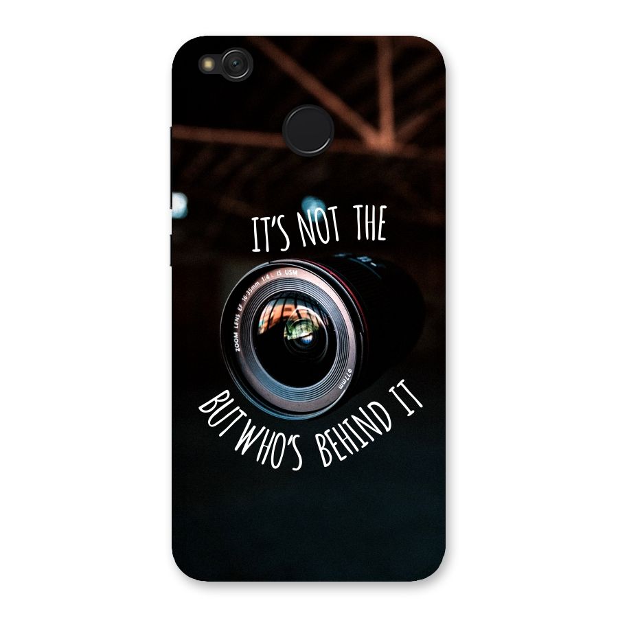 Camera Quote Back Case for Redmi 4