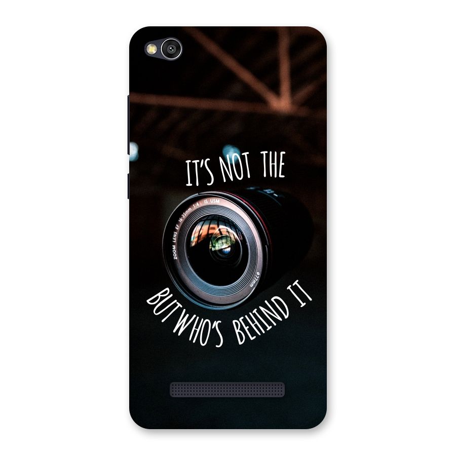 Camera Quote Back Case for Redmi 4A