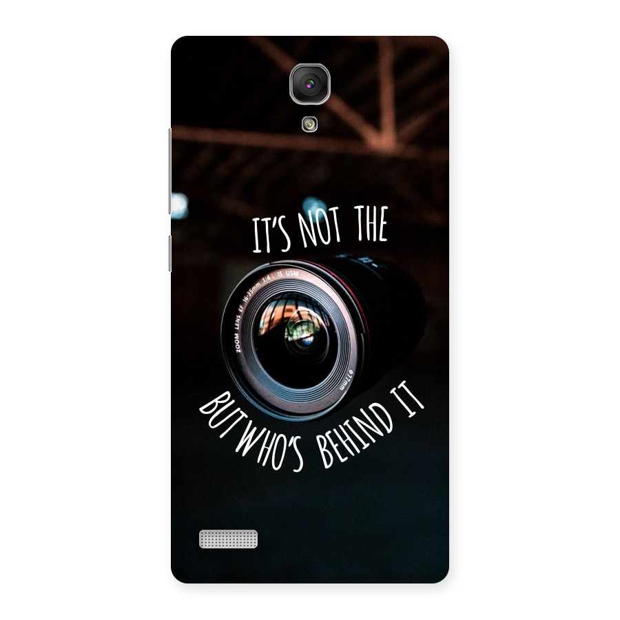 Camera Quote Back Case for Redmi Note