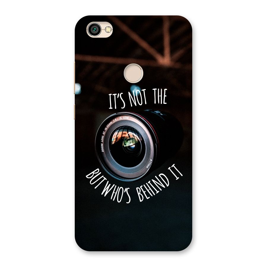 Camera Quote Back Case for Redmi Y1 2017