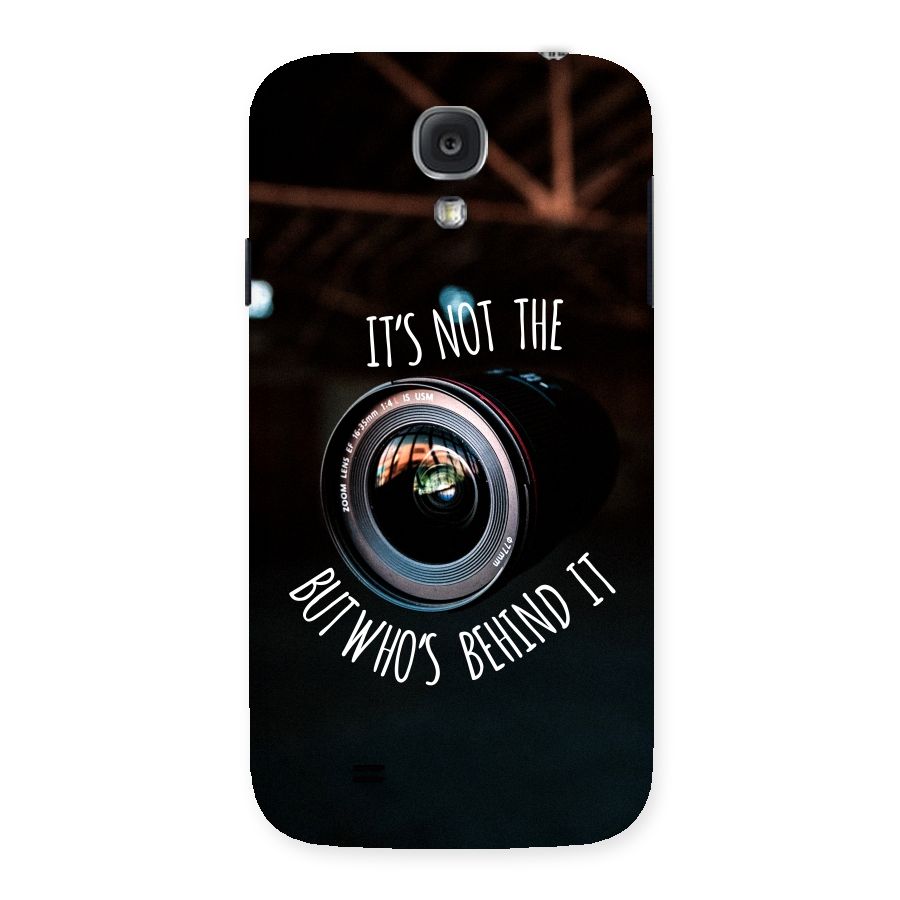 Camera Quote Back Case for Samsung Galaxy S4