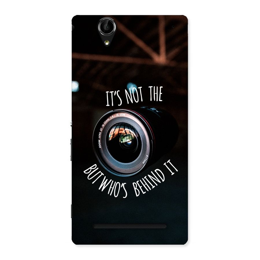 Camera Quote Back Case for Sony Xperia T2