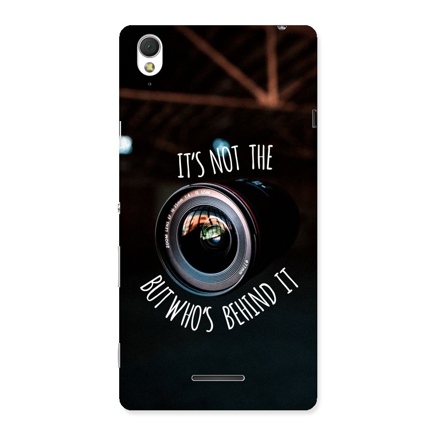 Camera Quote Back Case for Sony Xperia T3