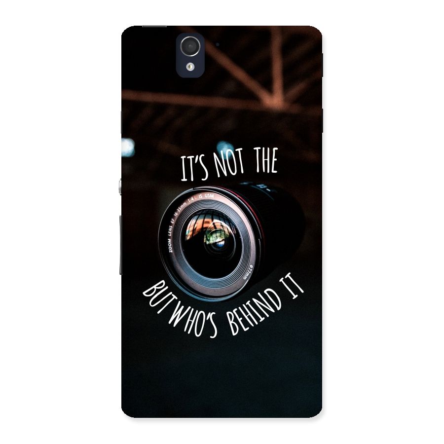 Camera Quote Back Case for Sony Xperia Z