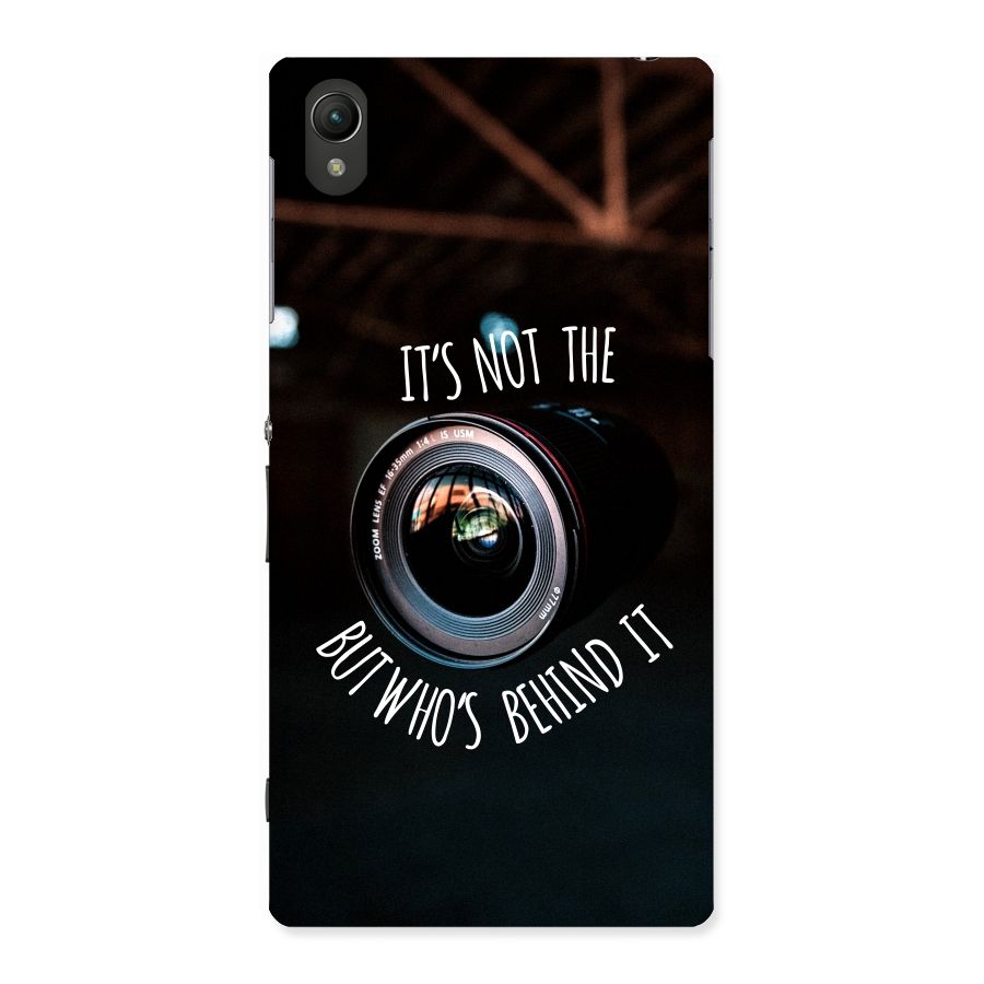 Camera Quote Back Case for Sony Xperia Z1