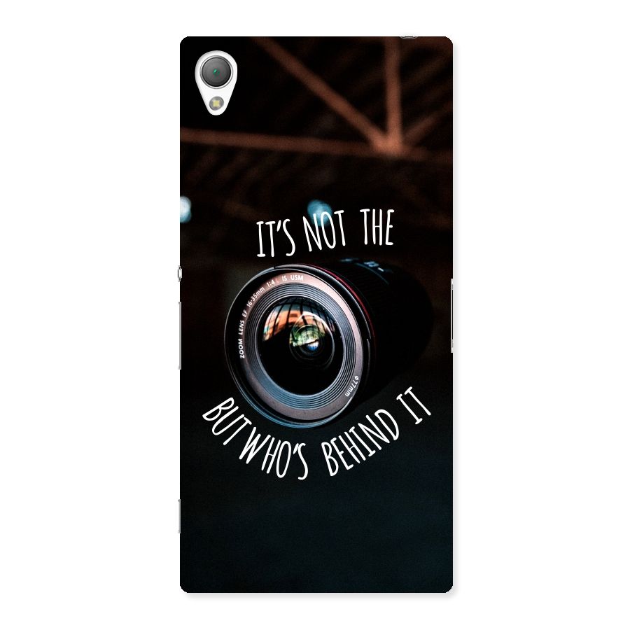 Camera Quote Back Case for Sony Xperia Z3