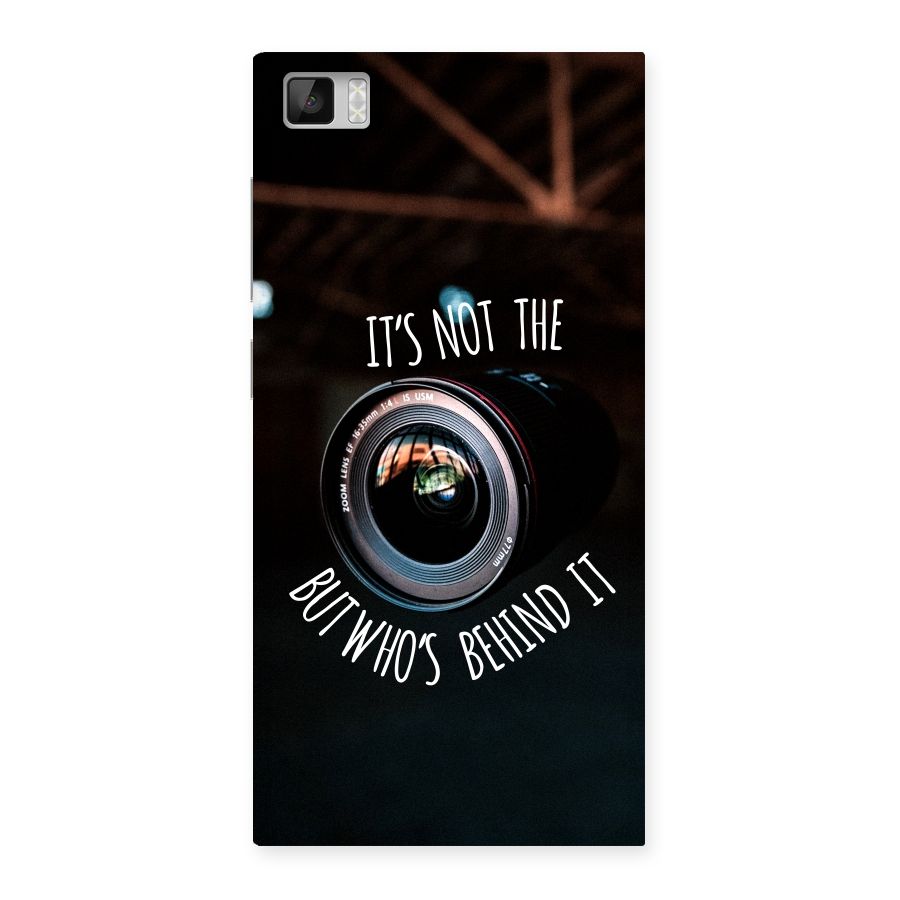 Camera Quote Back Case for Xiaomi Mi3