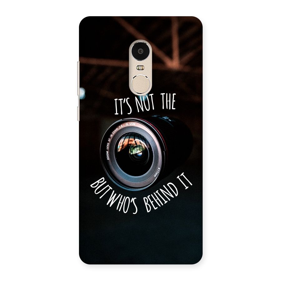 Camera Quote Back Case for Xiaomi Redmi Note 4