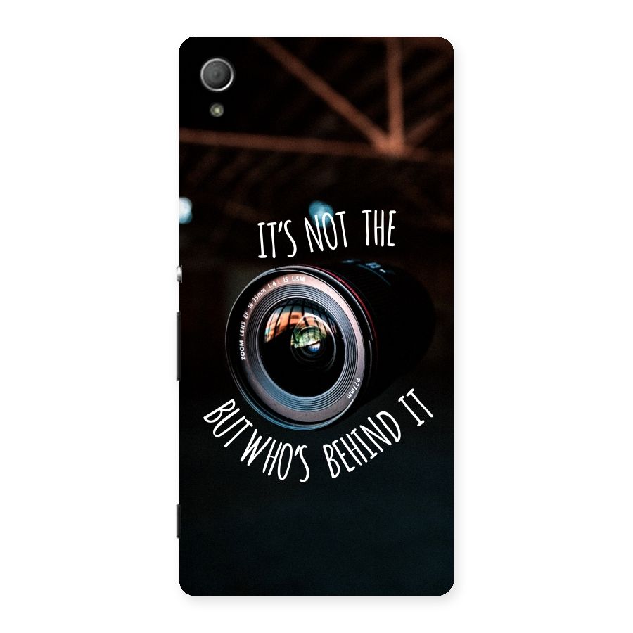 Camera Quote Back Case for Xperia Z4