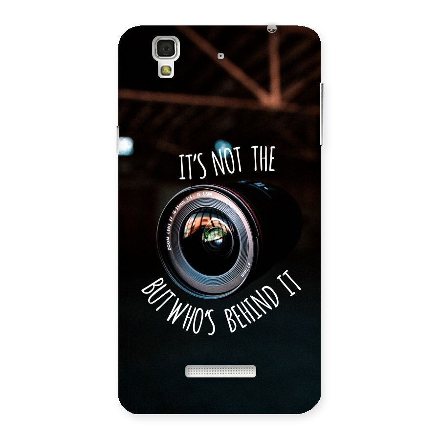 Camera Quote Back Case for Yu Yureka