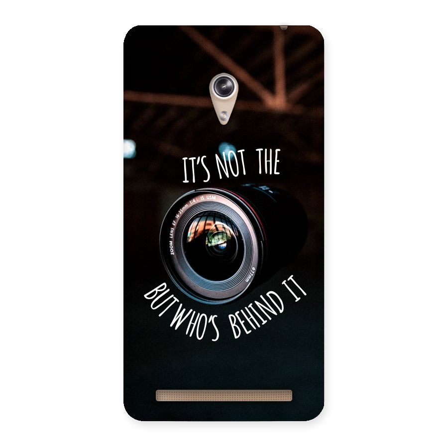 Camera Quote Back Case for Zenfone 6