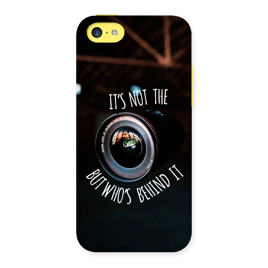 Camera Quote Back Case for iPhone 5C