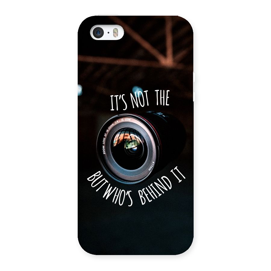 Camera Quote Back Case for iPhone 5 5S