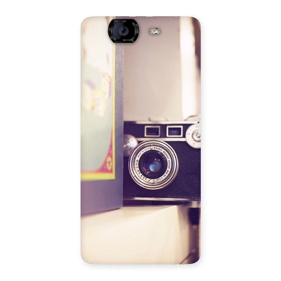 Camera Vintage Pastel Back Case for Canvas Knight A350