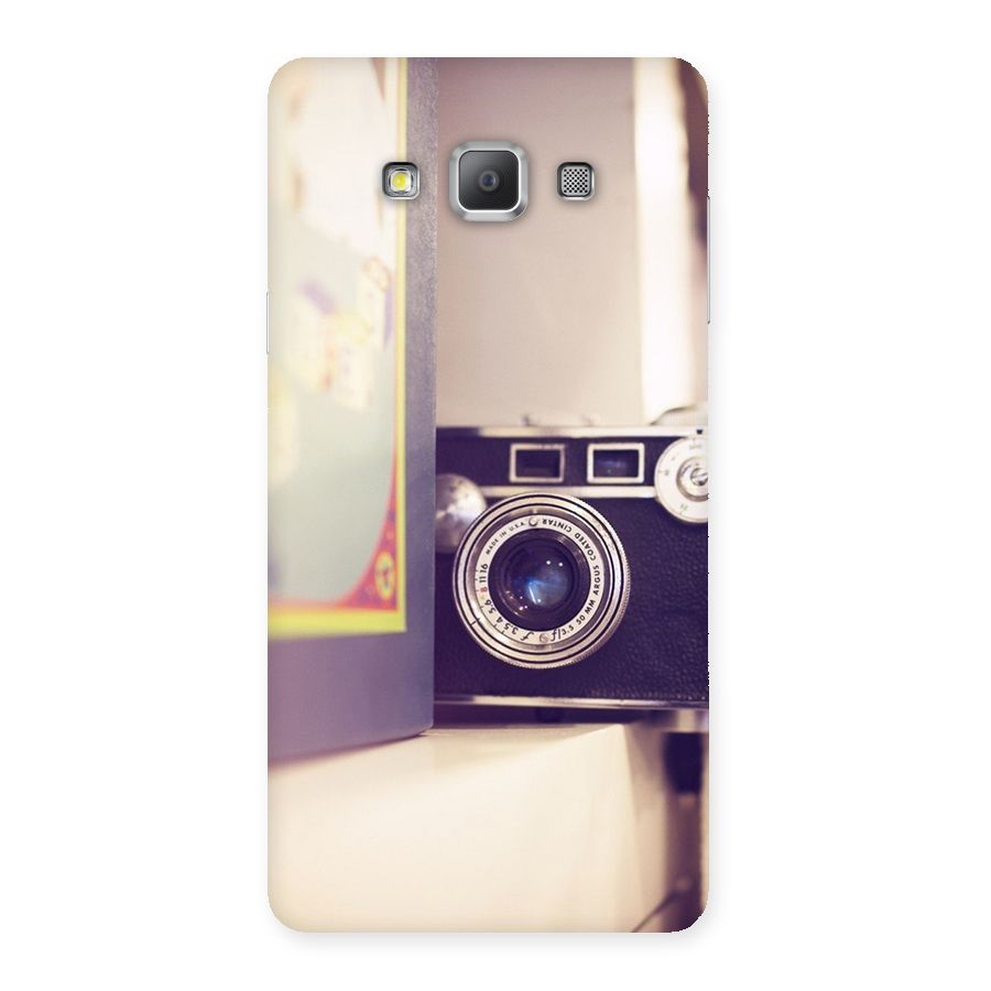 Camera Vintage Pastel Back Case for Galaxy A7