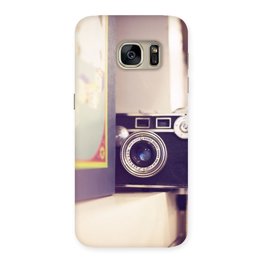 Camera Vintage Pastel Back Case for Galaxy S7