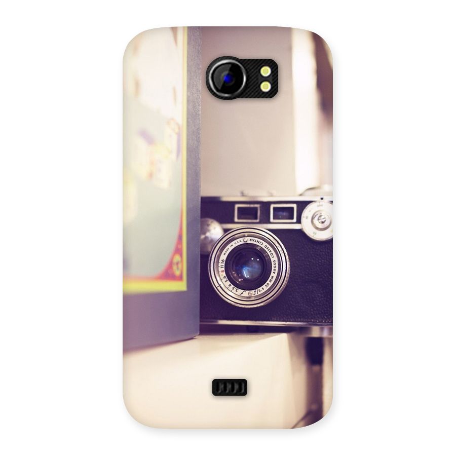 Camera Vintage Pastel Back Case for Micromax Canvas 2 A110