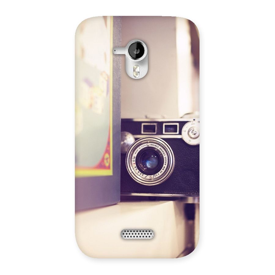 Camera Vintage Pastel Back Case for Micromax Canvas HD A116