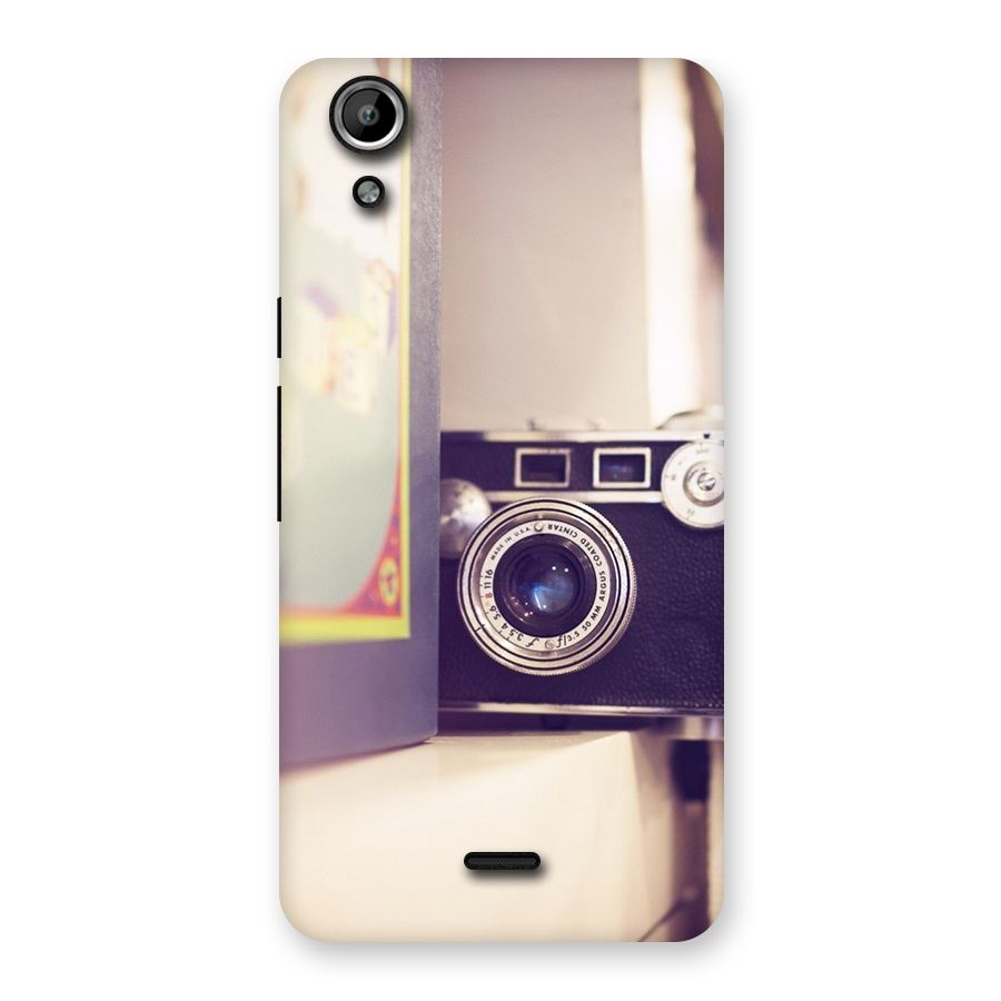 Camera Vintage Pastel Back Case for Micromax Canvas Selfie Lens Q345